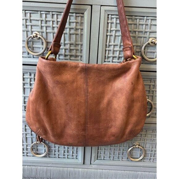 HOBO Tan leather shoulder bag, $225 - Picture 6 of 10